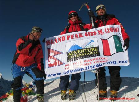 Island peak climbing